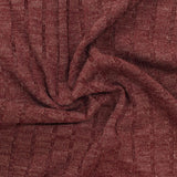 Polyester Stretch Rib Knit Fabric, 193 gsm, 155 cm — Red — photo 3