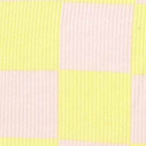 Soft Pink Abstract Rib Knit, Viscose