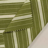 Green Horizontal-Stripe Woven, Cotton — photo 3