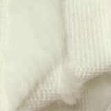 Cream Vertical-Stripe Jacquard, Polyester — photo 3