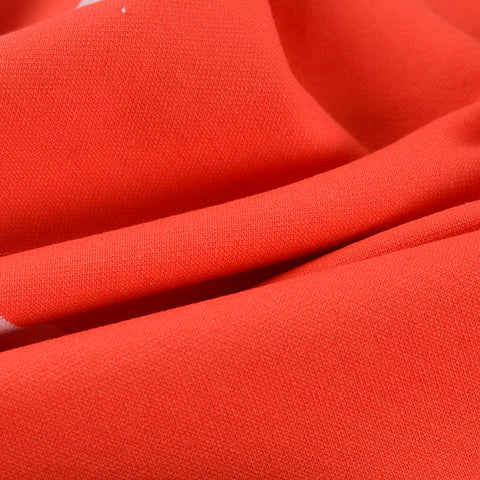 White Grid Interlock Knit, Poly-Viscose