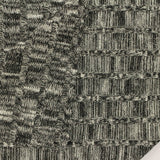 Black Marl Rib Knit, Poly-Viscose — photo 3