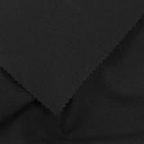 Polyester Viscose Stretch Woven Fabric, 216 gsm — Black — photo 3