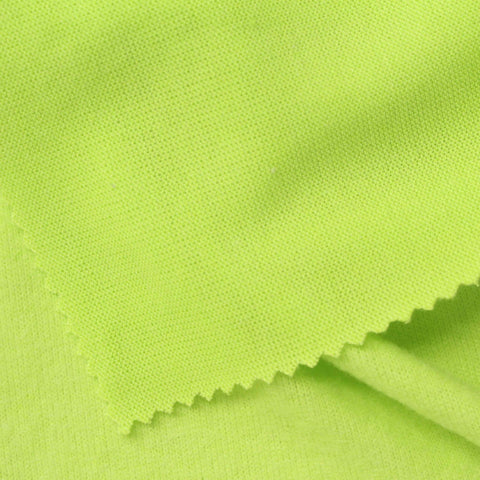 Brushed Polyester Viscose Stretch Chunky Knit Fabric, 188 gsm, 162 cm — Green