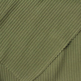 Rib Knit Fabric, 220 gsm, 130 cm — Green — photo 3