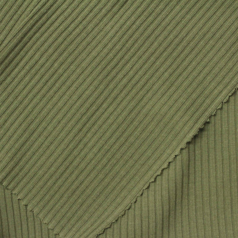 Olive Rib Knit