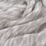 Light Grey Textured Chunky Knit, Viscose-Poly — photo 3