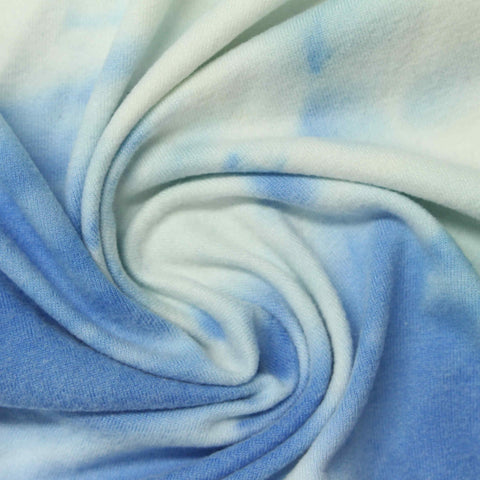 Blue Abstract Jersey Knit