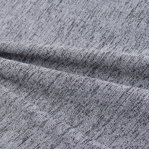 Grey Marl Jersey Knit, Poly-Viscose, 370 gsm