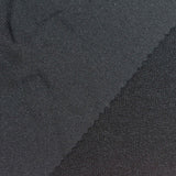 100% Polyester Interlock Knit Fabric, 210 gsm, 160 cm — Black — photo 3