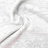 White Tone-on-Tone Jacquard, Polyester — photo 3