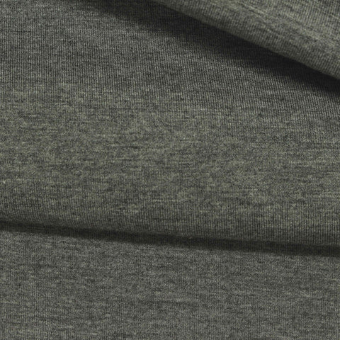 Dark Grey Marl Scuba Knit, Poly-Viscose