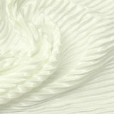 Cream Lines Jersey Knit, Polyester — photo 3