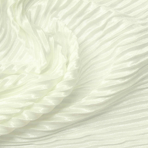 Cream Lines Jersey Knit, Polyester