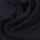 Black Tone-on-Tone Jacquard, Poly-Viscose — photo 3