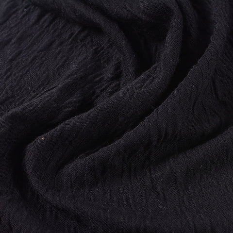 Black Tone-on-Tone Jacquard, Poly-Viscose, 285 gsm