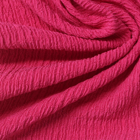 Jacquard 100% Stretch Warp Knit Fabric, 200 gsm, 150 cm — Pink