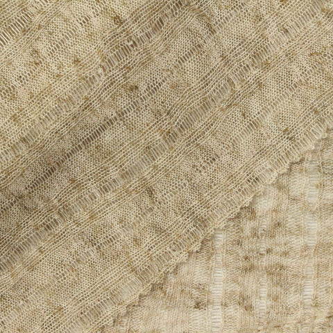 Khaki Tone-on-Tone Rib Knit, Polyester