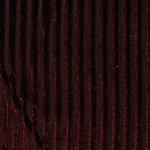 Polyester Stretch Velvet Fabric, 220 gsm — Red