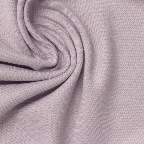 Cotton Polyester Stretch Rib Knit Fabric, 230 gsm, 145 cm — Purple