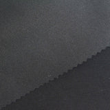 Polyester Viscose Stretch Scuba Knit Fabric, 310 gsm, 162 cm — Black — photo 3