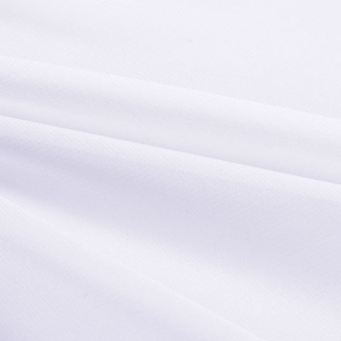 100% Polyester Chiffon Fabric, 60 gsm, 147 cm — White, ref EF-3356