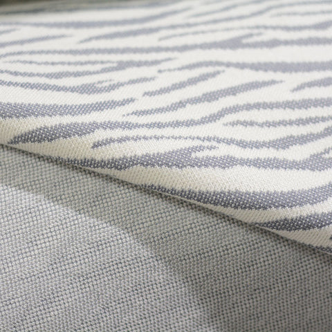 Grey Zebra Jacquard, Acrylic-Poly