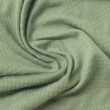 Light Green Horizontal-Band Crepe, Polyester — photo 3