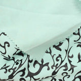 Black Floral Linen-Look, Polyester — photo 3