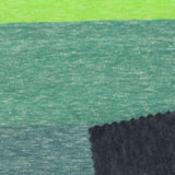 Lime Horizontal-Stripe Jersey Knit, Cotton-Poly — photo 3
