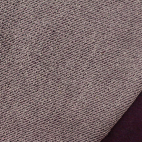 Dark Plum Marl French Terry, Cotton-Poly