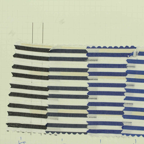 Blue Stripes Woven, Cotton, 95 gsm