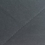 Striped Cotton Stretch Rib Knit Fabric, 250 gsm, 160 cm — Grey — photo 3
