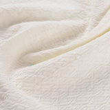 Plaid Cotton Stretch Woven Fabric, 250 gsm, 115 cm — White — photo 3
