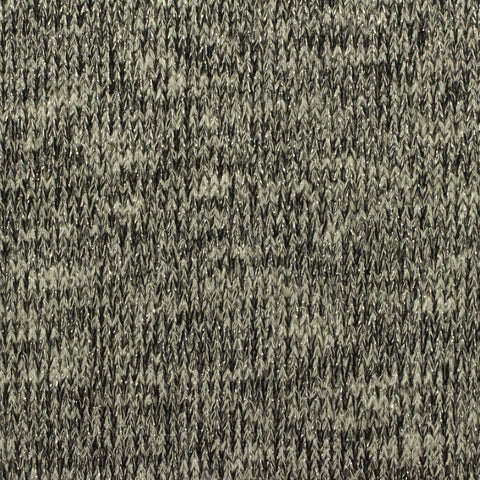 Black Marl Knit, Viscose-Poly