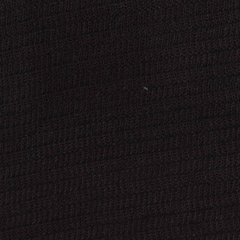 Polyester Cotton Spandex Interlock Knit Fabric, 240 gsm, 138 cm — Black