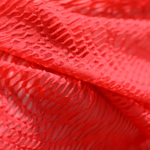 Coral Tone-on-Tone Jacquard, Polyester
