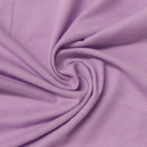 Polyester Cotton Jersey Knit Fabric, 170 gsm, 182 cm — Purple
