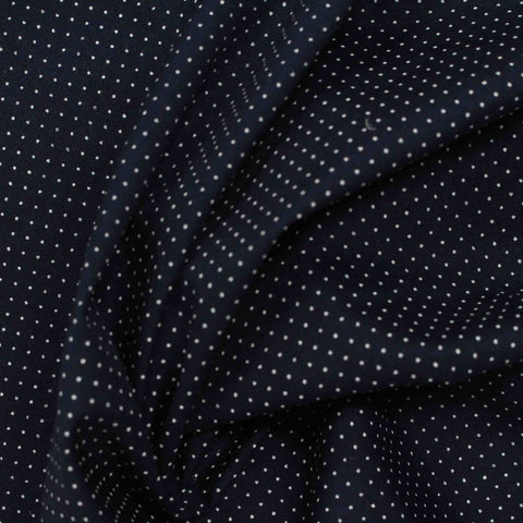 White Dots Woven, Polyester, 120 gsm