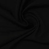 Polyester Stretch Knit Fabric, 230 gsm, 160 cm — Black — photo 3