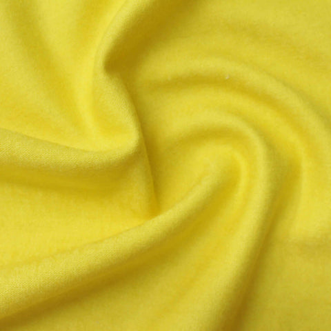 Polyester Acrylic Chunky Knit Fabric, 274 gsm, 155 cm — Yellow