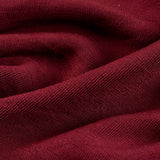 Brushed Polyester Stretch Interlock Knit Fabric, 620 gsm, 145 cm — Red — photo 3