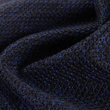 Jacquard 100% Polyester Interlock Knit Fabric, 415 gsm — Black — photo 3