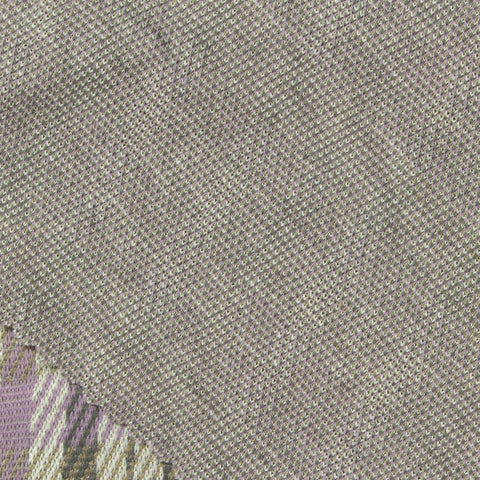 Purple Plaid Jacquard, Poly-Viscose