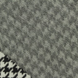 Black Houndstooth Knit, Viscose-Nylon — photo 3