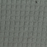 Grey Tone-on-Tone Square Waffle Knit, Cotton-Poly — photo 3