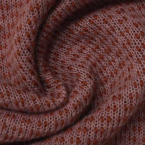 Purple Dots Jacquard, Cotton-Poly, 427 gsm