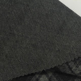 Dark Grey Diagonal-Plaid Interlock Knit, Poly-Viscose — photo 3