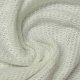 Slub Polyester Cotton Jersey Knit Fabric, 235 gsm, 160 cm — Beige — photo 3