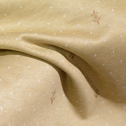 Brown Dots Jacquard, Poly-Viscose, 150 cm, ref EF-4546